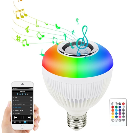 FOCO LED DE COLORES MUSICAL